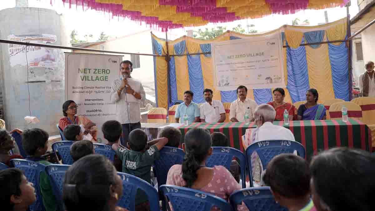 Solar Energy Revolution in Gudibande Net Zero Village promoting sustainable rural development