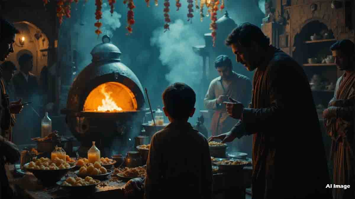 UP rasgulla incident child thrown into tandoor at wedding in Basti