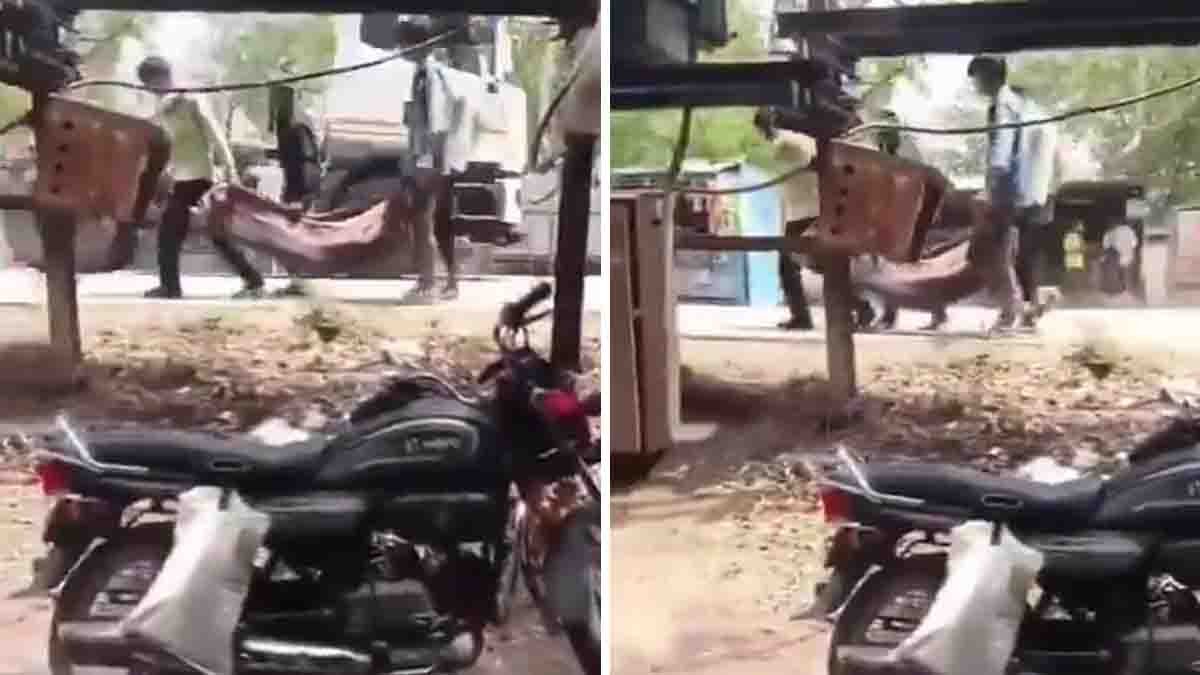 Ashoknagar tragedy where grieving parents carry their daughter’s body due to lack of stretcher in hospital