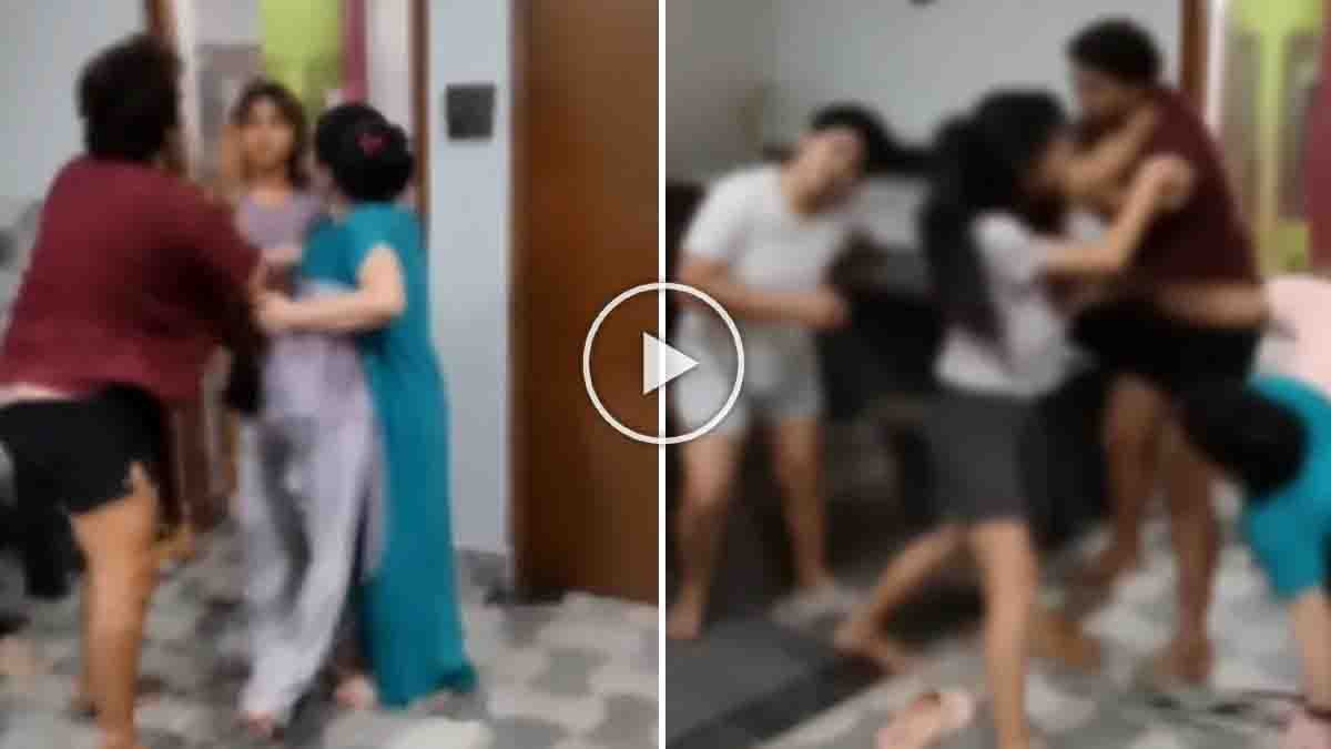 Prayagraj hostel assault case video goes viral after female students were allegedly attacked by hostel owner’s son.