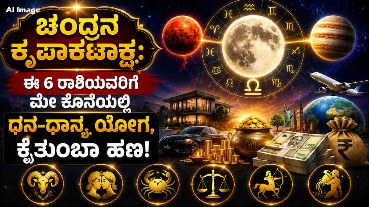 Chandra Mangal Yoga bringing wealth success and luck for Aries Gemini Cancer Libra Sagittarius and Aquarius zodiac signs