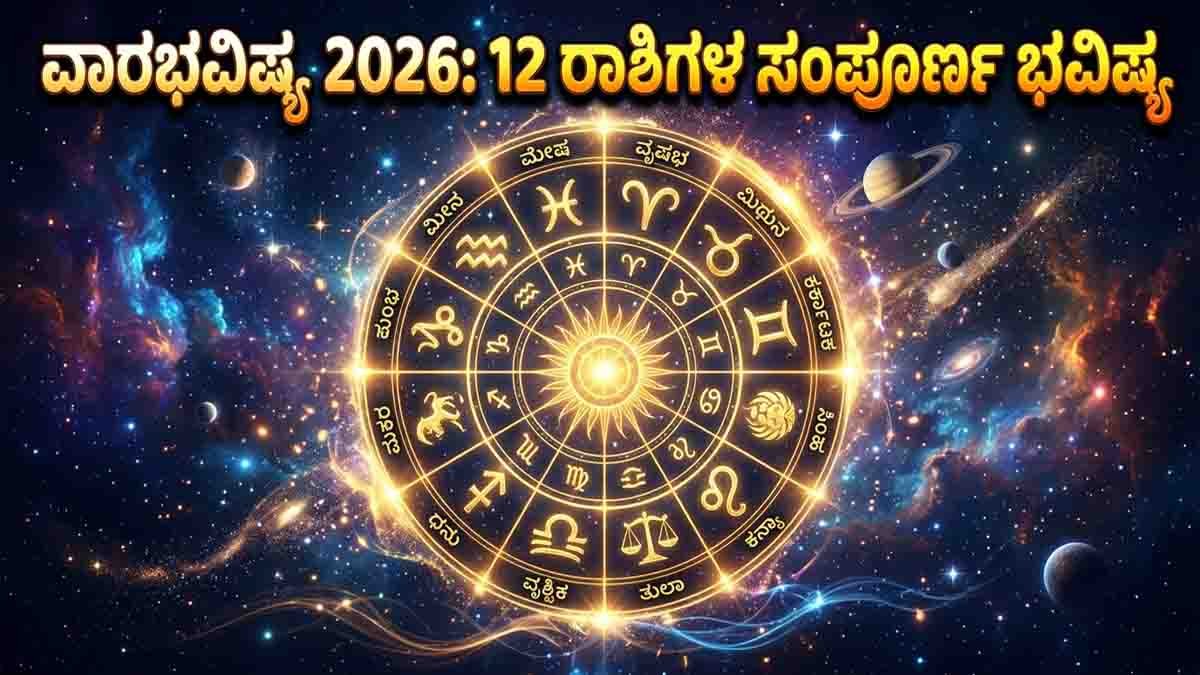 Weekly Horoscope : 12 ರಾಶಿಗಳ ಅದೃಷ್ಟ ಹೇಗಿದೆ? ಈ ವಾರ ಯಾರಿಗೆ ಗೋಲ್ಡನ್ ಟೈಮ್, 12 ರಾಶಿಗಳ ಸಂಪೂರ್ಣ ವಾರಫಲ…! 3 Weekly Horoscope predictions for Aries to Pisces from May 24 to 30 2026 with career, finance, health and relationship insights