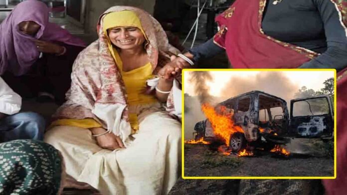 Ajmer family murder case in Rajasthan where four family members were allegedly killed and bodies were found in a burnt Scorpio vehicle.