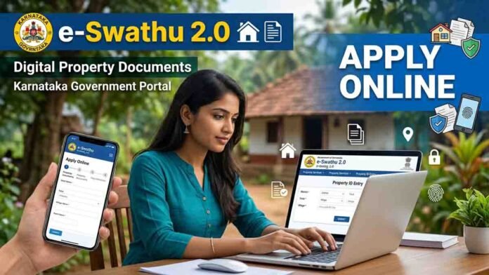 Karnataka e-Swathu 2.0 portal property document application online Form 11A 11B