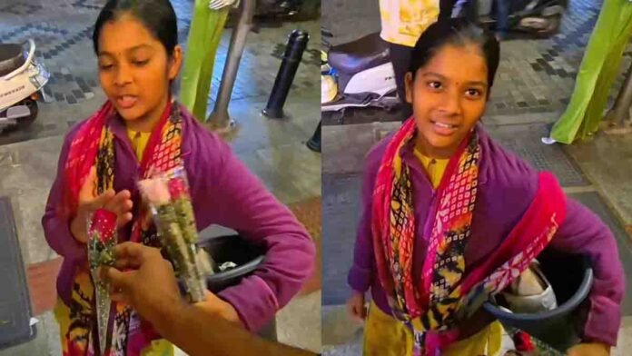 Bengaluru viral video of flower-selling girl teaching self-respect on Church Street
