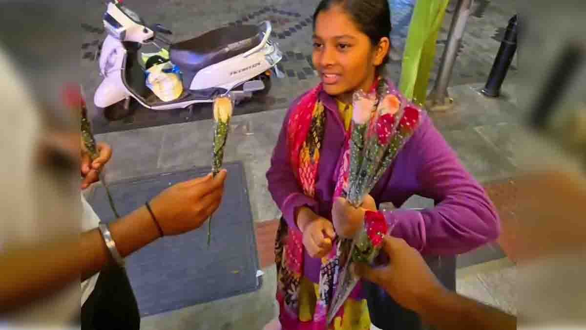 Bengaluru viral video of flower-selling girl teaching self-respect on Church Street