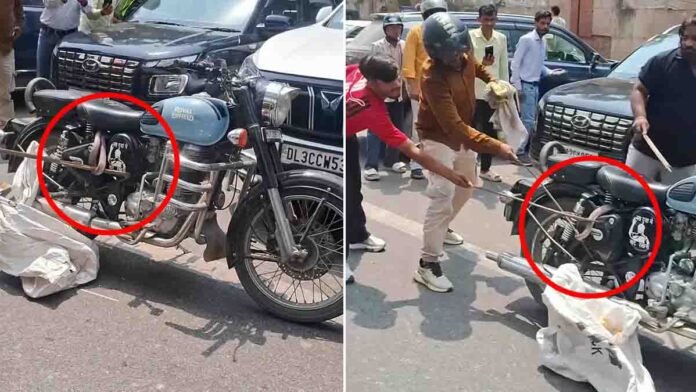 Cobra Inside Bike Viral Video Terrifies Royal Enfield Owners
