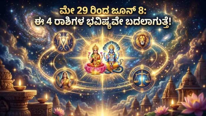 Four lucky zodiac signs receiving wealth and success through Lakshmi Narayan Yoga astrology prediction