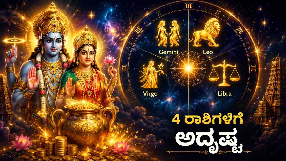 Four lucky zodiac signs receiving wealth and success through Lakshmi Narayan Yoga astrology prediction
