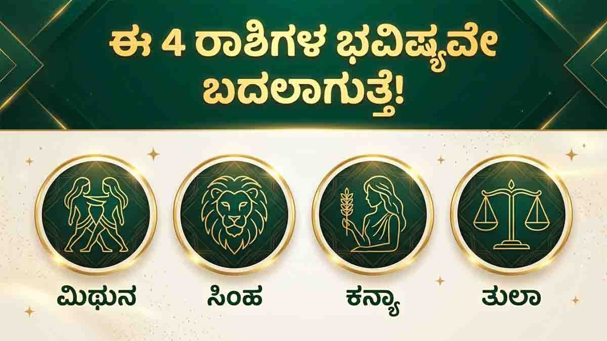 Four lucky zodiac signs receiving wealth and success through Lakshmi Narayan Yoga astrology prediction