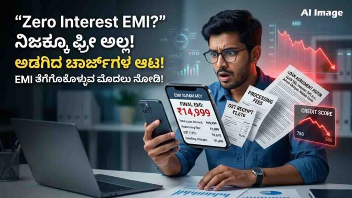 Low Cost EMI schemes explained with hidden charges, processing fees and financial risks in India