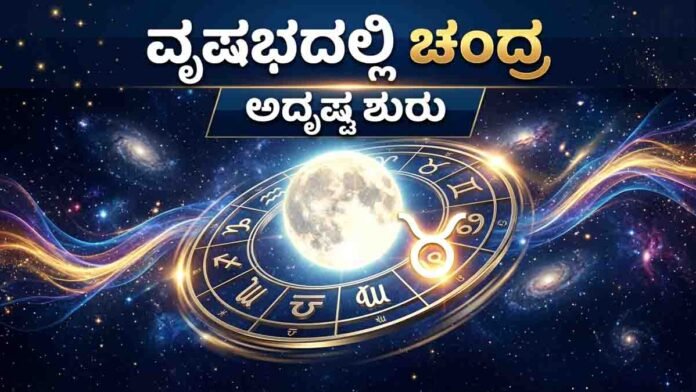 Lucky zodiac signs in May 2026 as Moon becomes exalted in Taurus bringing wealth and success