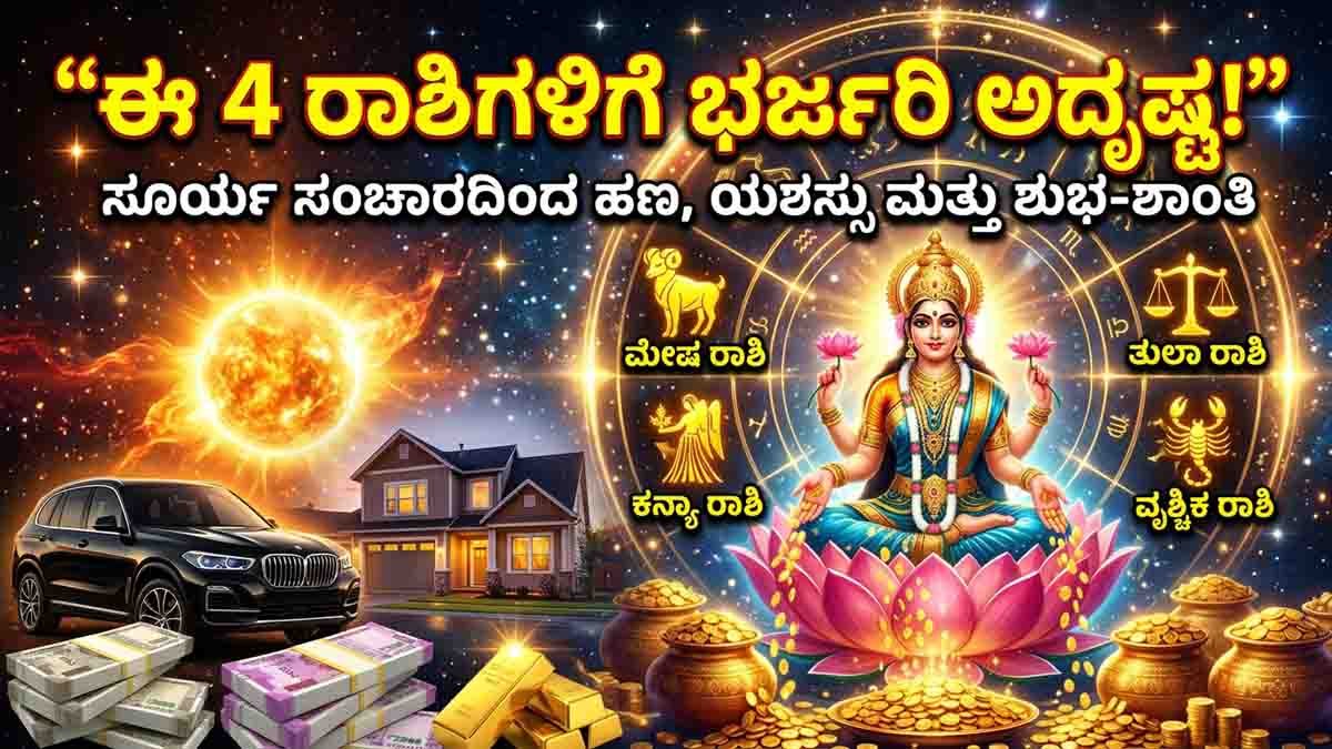 Four lucky zodiac signs receiving financial gains and success due to Sun transit in astrology