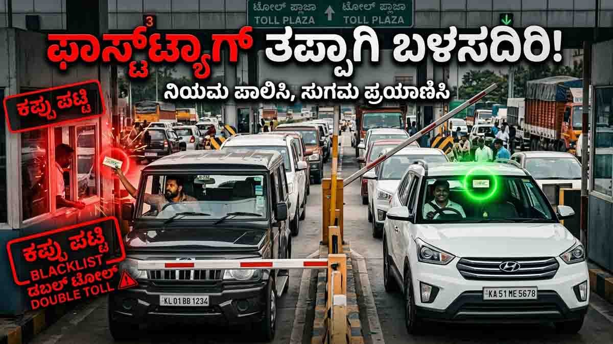 NHAI FASTag warning issued for drivers not fixing FASTag properly on car windshields