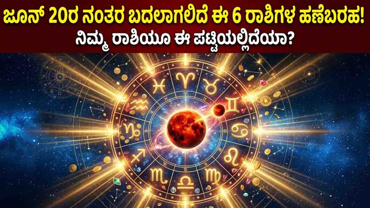 Zodiac Signs : ಜೂನ್ ನಲ್ಲಿ ಬದಲಾಗಲಿದೆ ಈ 6 ರಾಶಿಗಳ ಅದೃಷ್ಟ! ವೃಷಭ ರಾಶಿಗೆ ಕುಜ ಪ್ರವೇಶದಿಂದ ‘ರುಚಕ ರಾಜಯೋಗ’ ಆರಂಭ..! 3 Ruchaka Rajyoga 2026 effects on Taurus, Cancer, Leo, Virgo, Scorpio and Capricorn zodiac signs after Mars transit into Taurus