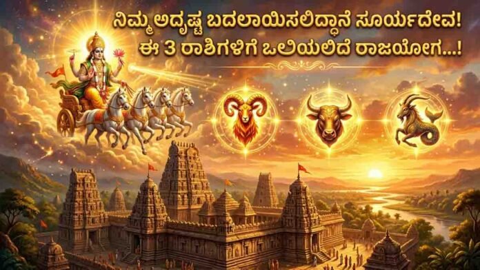 Sun Transit 2026 brings luck success and financial growth for Aries Taurus and Capricorn zodiac signs