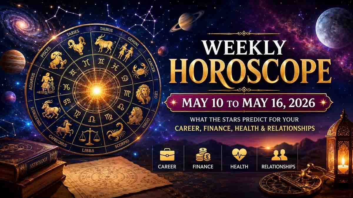 Weekly horoscope predictions for all zodiac signs from May 10 to May 16 2026