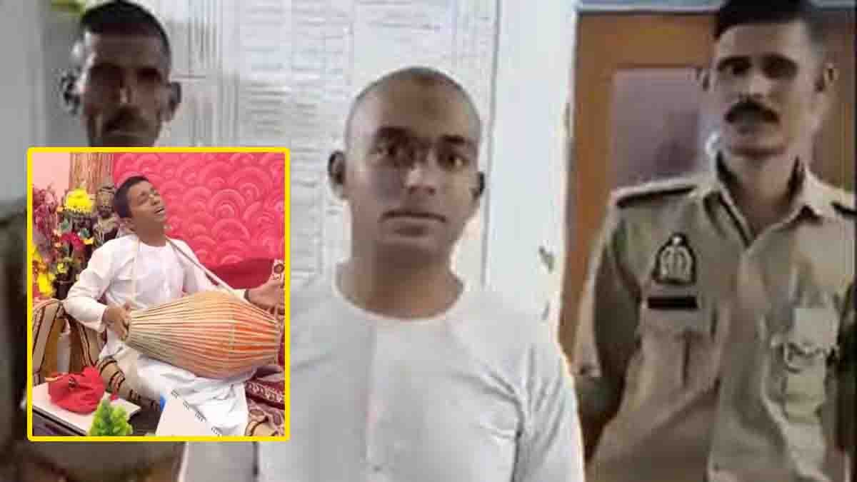 Abhishek Mishra case involving a self-styled spiritual guru arrested by Uttar Pradesh Police over allegations of exploitation and blackmail.