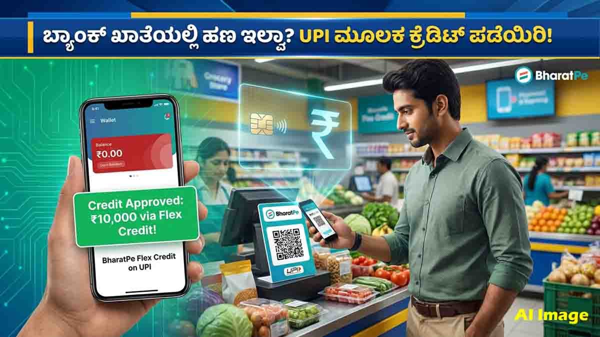 BharatPe Flex : ಬ್ಯಾಂಕ್ ಖಾತೆಯಲ್ಲಿ ಹಣವಿಲ್ಲದಿದ್ದರೂ ಯುಪಿಐ ಪಾವತಿ ಮಾಡಿ! ಭಾರತ್ ಪೇ 'ಫ್ಲೆಕ್ಸ್' (BharatPe Flex) ಬಗ್ಗೆ ನಿಮಗೆಷ್ಟು ಗೊತ್ತು? 3 BharatPe Flex allows users to make UPI payments using a credit line even with zero bank account balance.