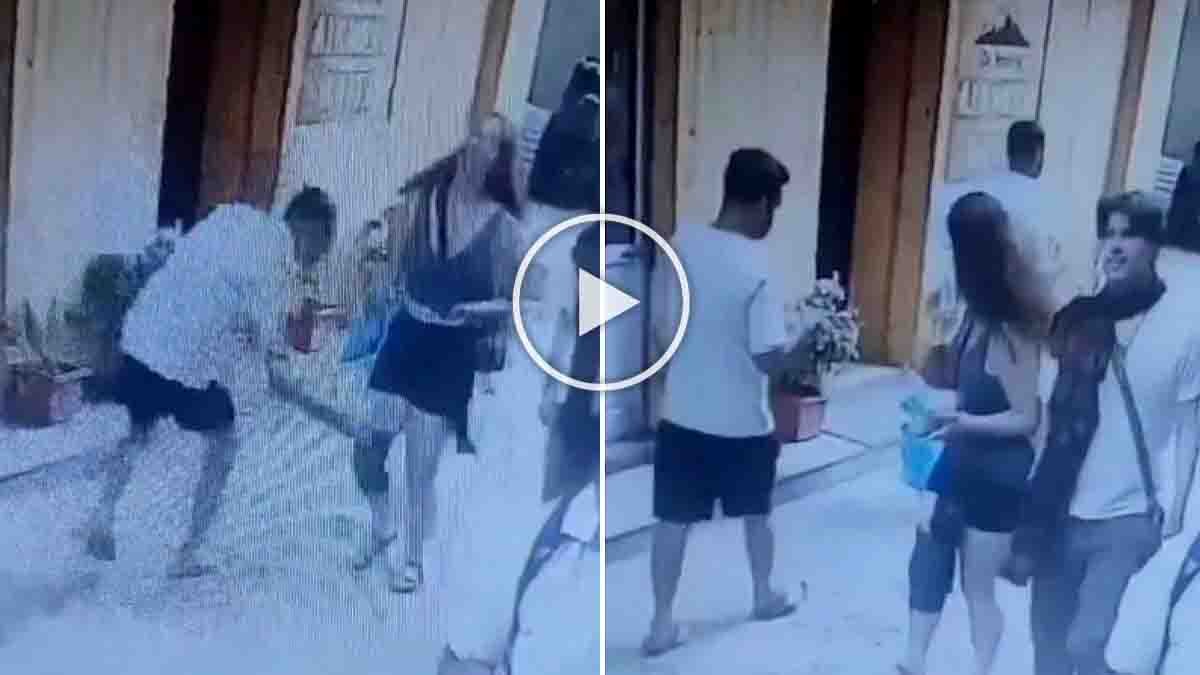 Himachal Tourist Harassment incident involving a foreign woman tourist captured in viral CCTV footage.