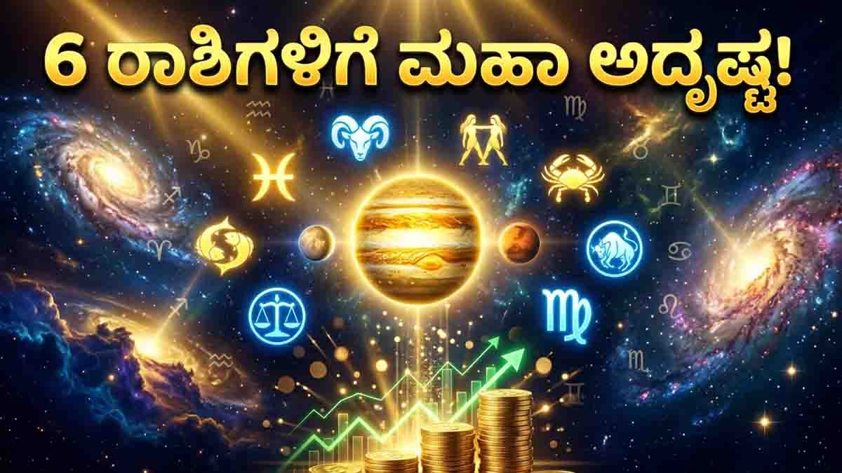 Zodiac Signs : ಜೂನ್ 20 ರವರೆಗೆ ಈ 6 ರಾಶಿಯವರಿಗೆ ಕುಬೇರ ಯೋಗ, ನಿಮ್ಮ ರಾಶಿಯೂ ಇದರಲ್ಲಿದೆಯಾ? ಈ ಸುದ್ದಿ ಓದಿ…! 3 Zodiac signs predicted to experience wealth, career success, and good fortune due to favorable planetary alignments in June 2026.