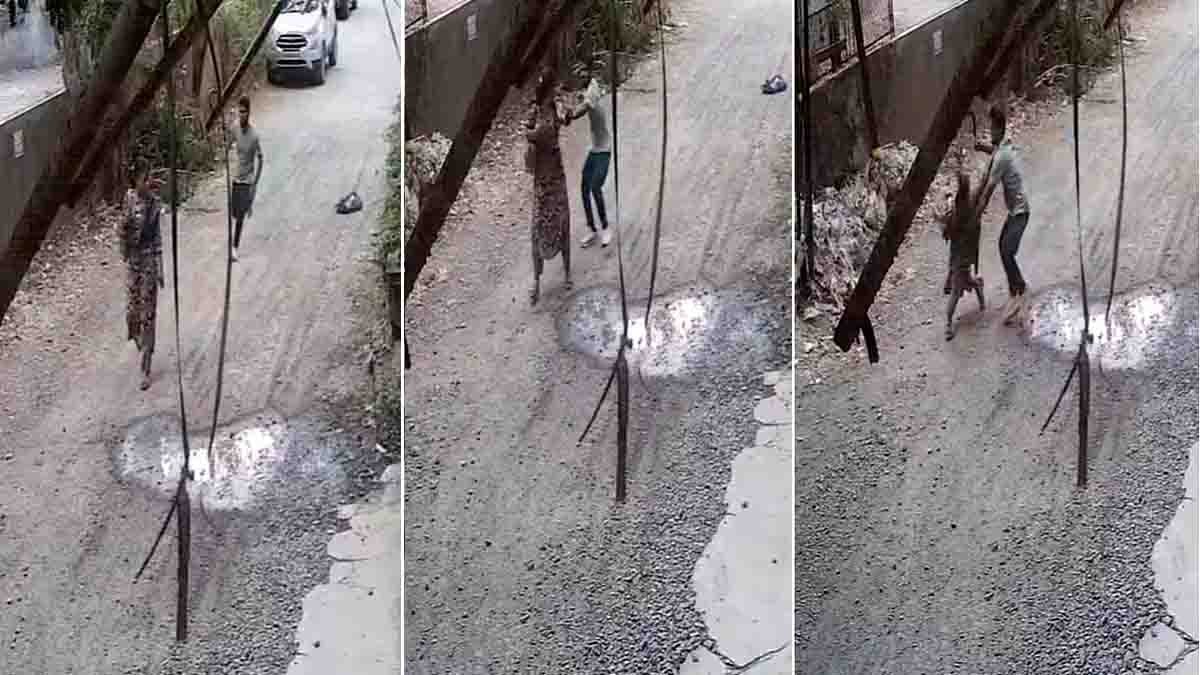 Palghar Woman Attack captured on CCTV as government employee is brutally assaulted by colleague in Maharashtra