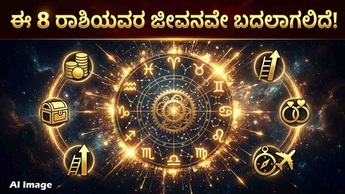 Astrology Prediction : ಜೂನ್ 17 ರಿಂದ ಈ 8 ರಾಶಿಯವರಿಗೆ ಮಹಾ 'ಗಜಕೇಸರಿ ಯೋಗ' ಆರಂಭ, ನಿಮ್ಮ ರಾಶಿ ಇದೆಯಾ? 3 Astrology Prediction for June 2026 highlighting Gajakesari Yoga and its positive impact on lucky zodiac signs through wealth, career growth and prosperity.
