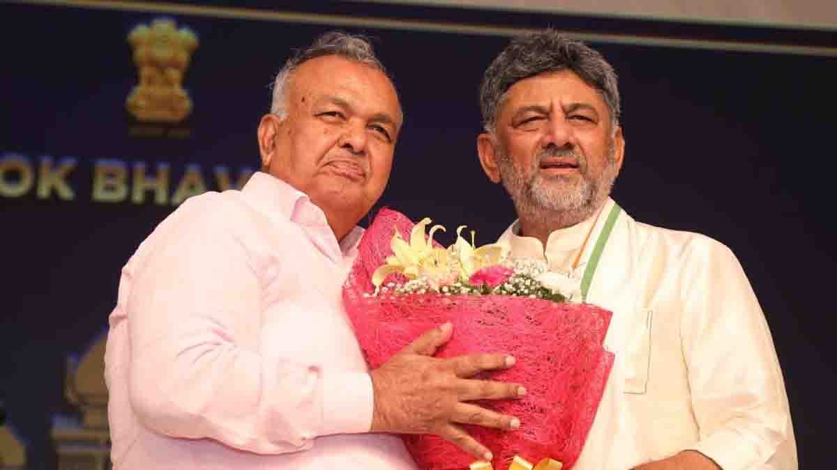 D K Shivakumar Cabinet announces room allocation for ministers in Vidhana Soudha and Vikasa Soudha.