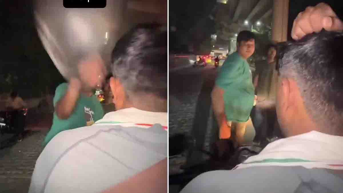 Delhi Road Rage Incident in Rohini where an Uber Bike rider was allegedly attacked with a helmet following a minor motorcycle collision.