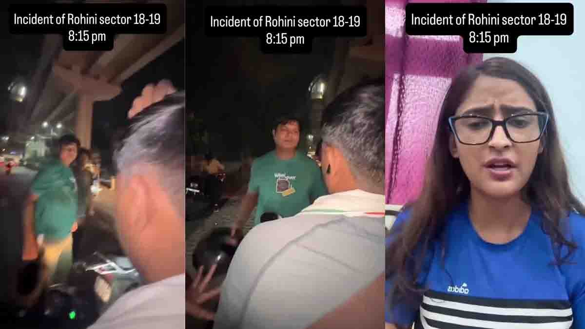 Delhi Road Rage Incident in Rohini where an Uber Bike rider was allegedly attacked with a helmet following a minor motorcycle collision.