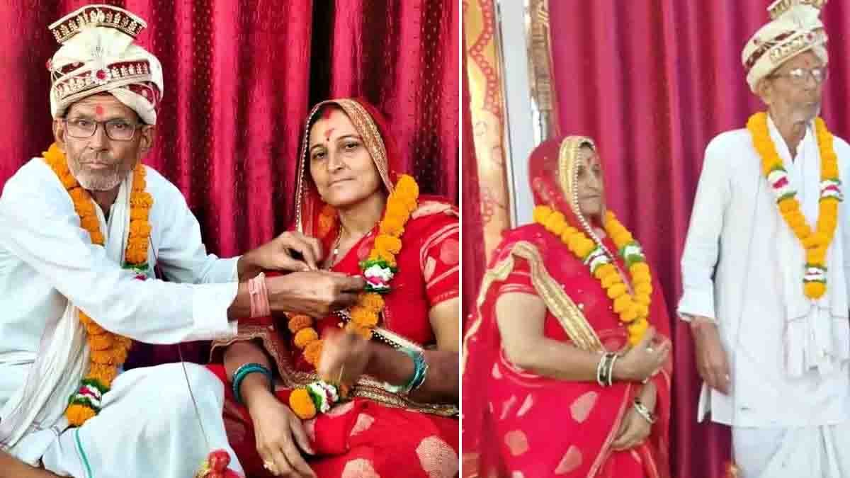 Love Story of a senior couple who met at a tea stall, found companionship, and got married after 15 days.