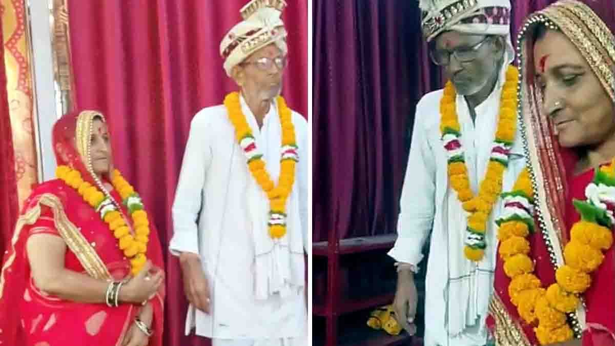 Love Story of a senior couple who met at a tea stall, found companionship, and got married after 15 days.