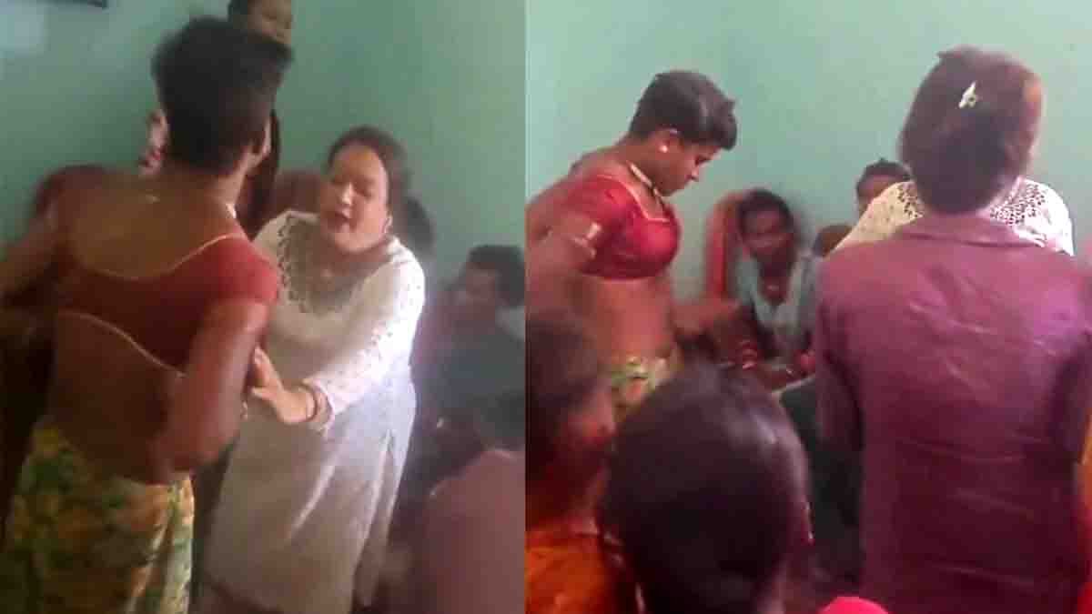 MP Chhindwara viral video showing women confronting alleged imposters at a wedding ceremony in Madhya Pradesh