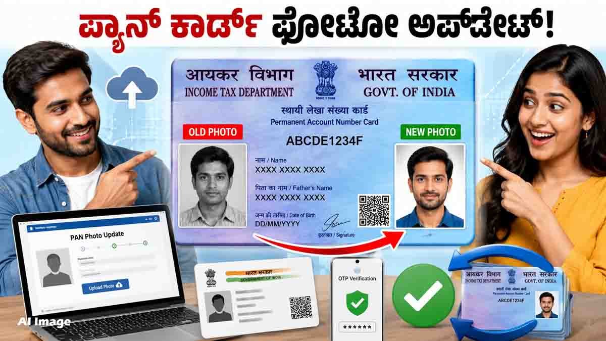 PAN Card Photo Update process online in India with step-by-step guide to change old PAN card photo
