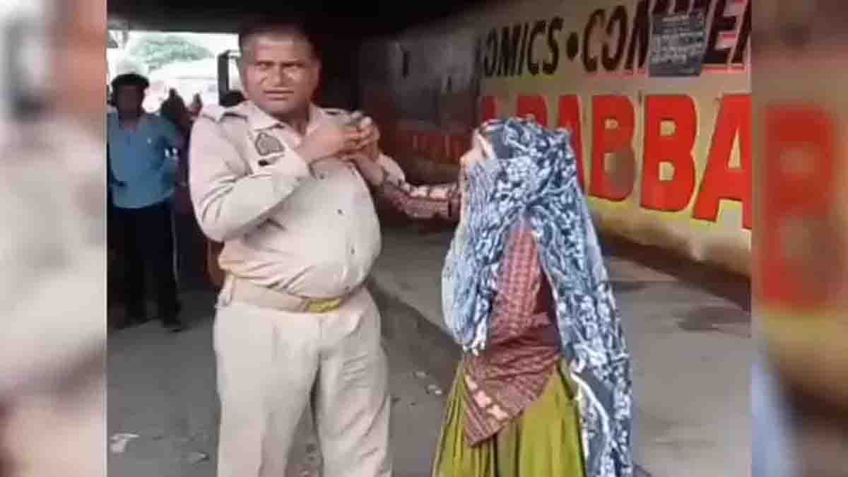 Kanpur Woman Assaults Home Guard: Viral video shows a woman attacking a home guard on duty as police investigate conflicting claims behind the incident.