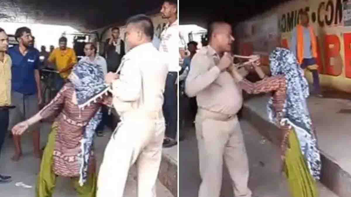 Kanpur Woman Assaults Home Guard: Viral video shows a woman attacking a home guard on duty as police investigate conflicting claims behind the incident.