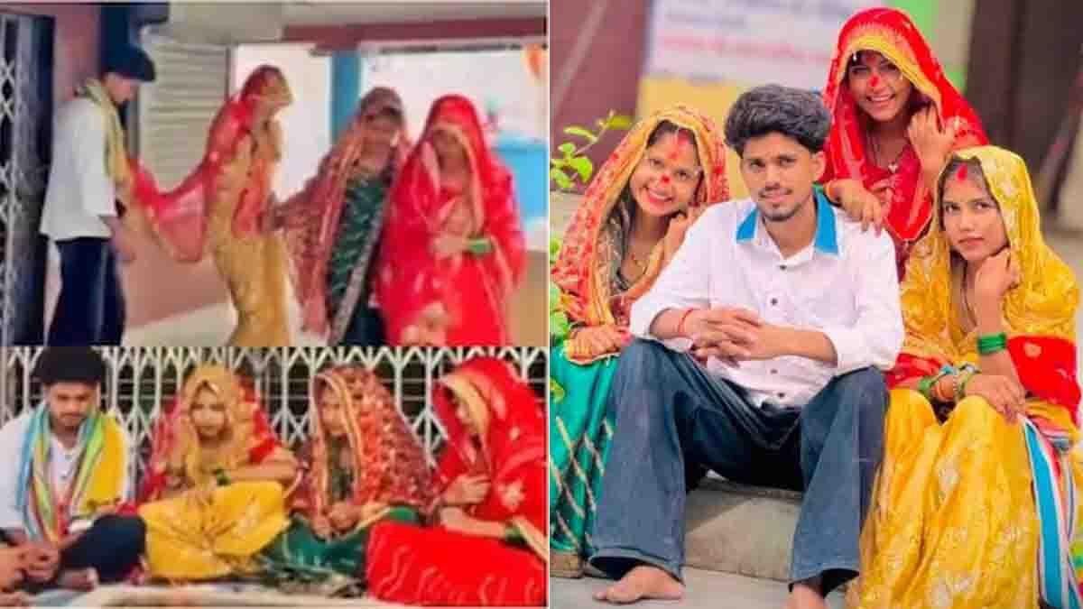 Three Sisters Viral Video: Truth Behind the Same Cameraman Marriage Claim