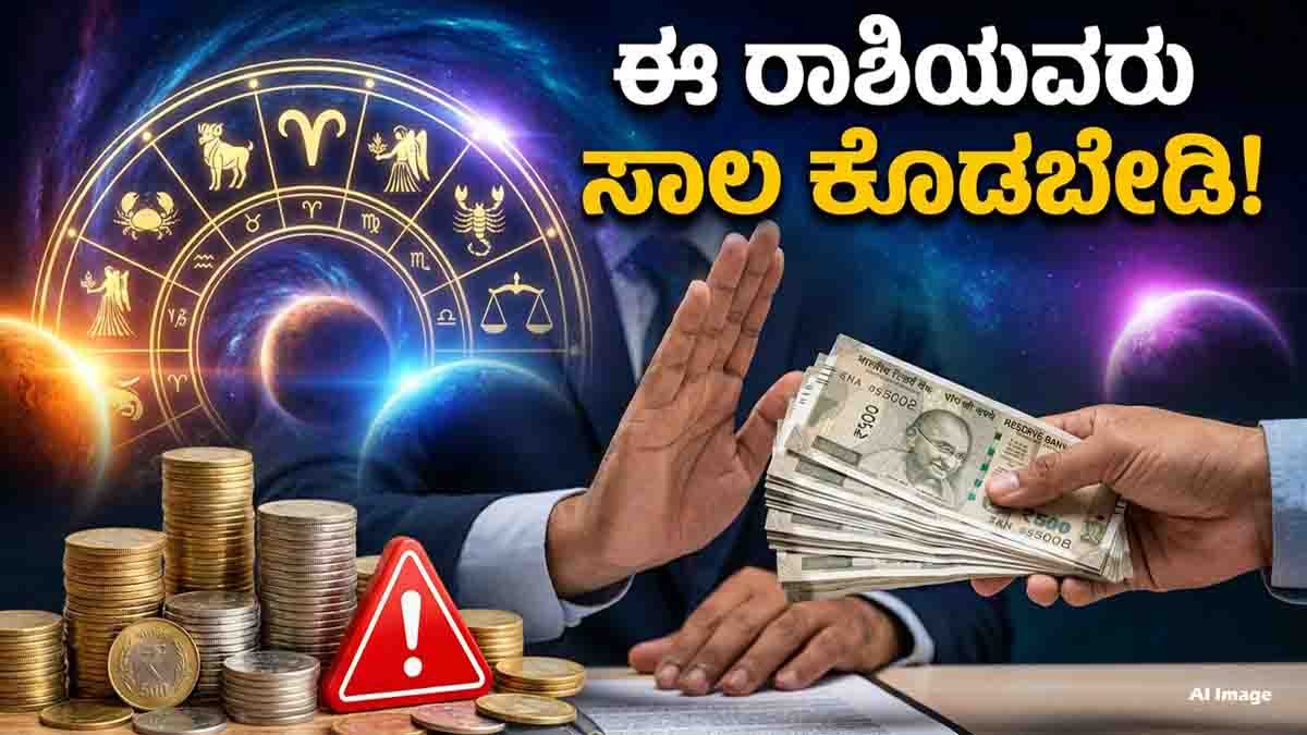 Financial astrology prediction highlighting Aries, Virgo, Scorpio and Libra with a warning to avoid lending money during current planetary transits.