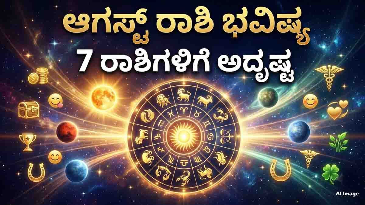Lucky Zodiac Signs in August 2026 featuring Aries, Taurus, Gemini, Leo, Virgo, Libra, and Scorpio benefiting from Mars, Venus, Mercury, and Sun planetary transits with wealth, career growth, and prosperity.