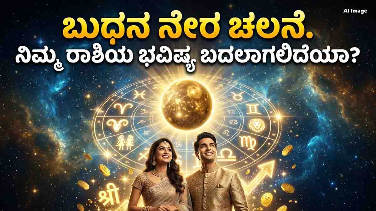 Lucky Zodiac Signs as Mercury turns direct in Gemini, forming Bhadra Rajyoga and bringing wealth, career growth, and success until August 5, 2026.