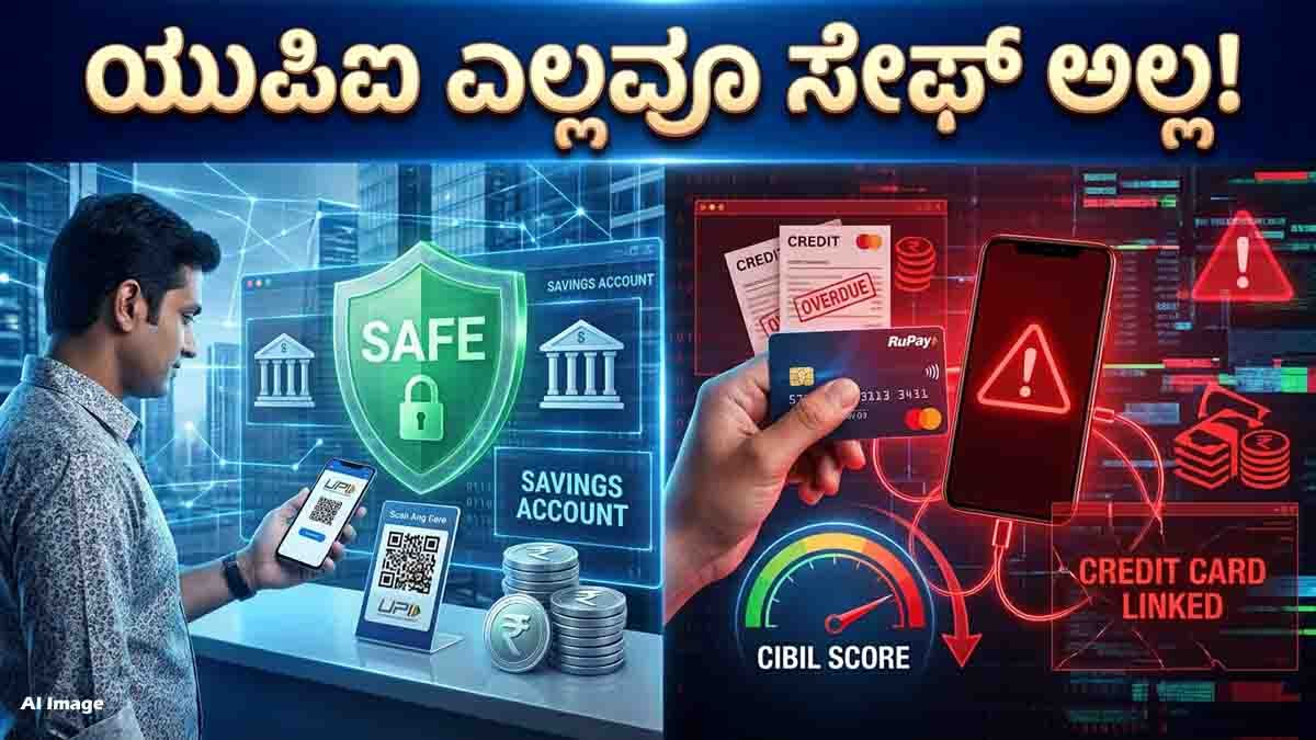 UPI Transactions : ದಿನಕ್ಕೆ ಹತ್ತಾರು ಬಾರಿ UPI ಬಳಸ್ತೀರಾ? ನಿಮ್ಮ CIBIL ಸ್ಕೋರ್ ಕಥೆ ಏನಾಗುತ್ತೆ ಗೊತ್ತಾ? ಇಲ್ಲಿದೆ ಅಸಲಿ ಸತ್ಯ! 3 UPI Transactions explained with CIBIL score impact, including savings account payments, RuPay Credit Card UPI, and Buy Now Pay Later (BNPL) transactions.