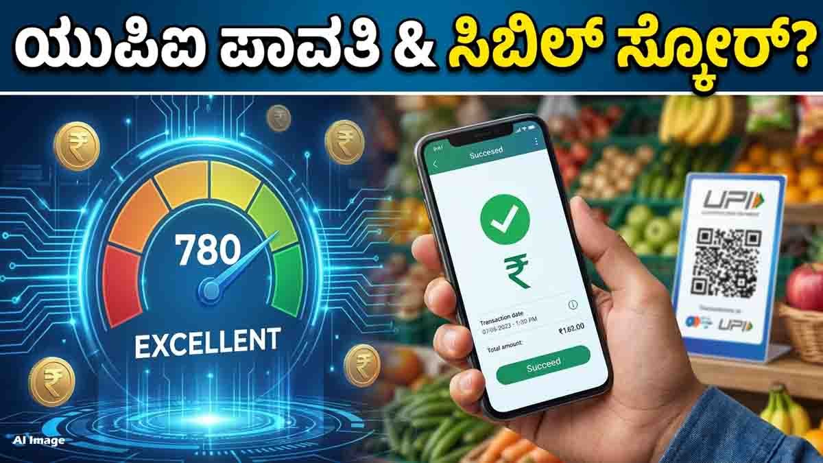 UPI Transactions : ದಿನಕ್ಕೆ ಹತ್ತಾರು ಬಾರಿ UPI ಬಳಸ್ತೀರಾ? ನಿಮ್ಮ CIBIL ಸ್ಕೋರ್ ಕಥೆ ಏನಾಗುತ್ತೆ ಗೊತ್ತಾ? ಇಲ್ಲಿದೆ ಅಸಲಿ ಸತ್ಯ! 2 UPI Transactions explained with CIBIL score impact, including savings account payments, RuPay Credit Card UPI, and Buy Now Pay Later (BNPL) transactions.