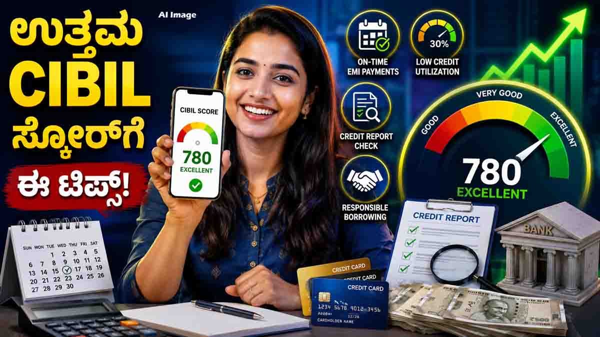 Credit score improvement tips showing how to increase CIBIL score with timely payments and responsible borrowing