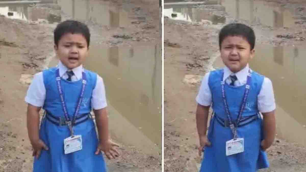 Barabanki Viral Video : 'ಡಿಎಂ ಅಂಕಲ್, ಪ್ಲೀಸ್ ನಮ್ ಮನೇ ಮುಂದಿರೋ ರಸ್ತೆ ಸರಿಮಾಡಿ': ಇಂಟರ್ನೆಟ್ ಗೆದ್ದ ಕ್ಯೂಟ್ ಬಾಲಕಿಯ ವಿಡಿಯೋ...! 2 Barabanki viral video shows little girl asking DM to fix pothole-ridden road