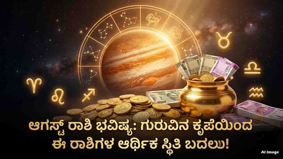 Financial Zodiac Signs in August 2026 showing the six lucky zodiac signs expected to experience financial growth and debt relief through favorable planetary transits.