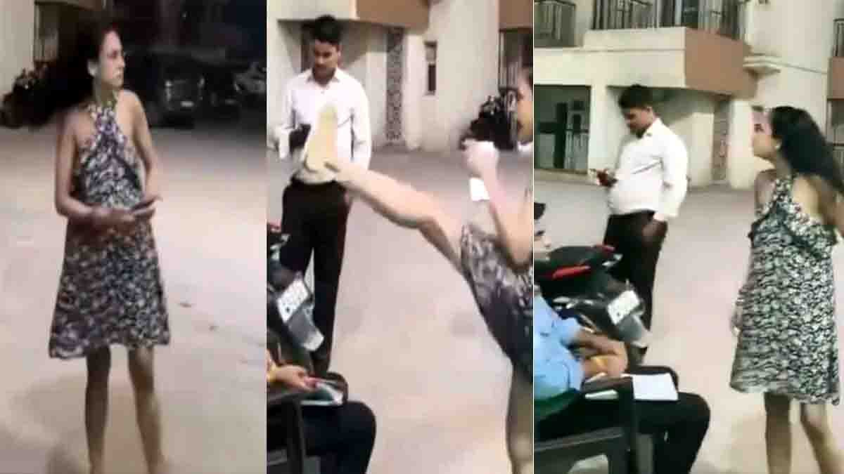 Greater Noida Viral Video: Woman Threatens Security Guard, Says ‘I’ll Make You Clean My Shoes’