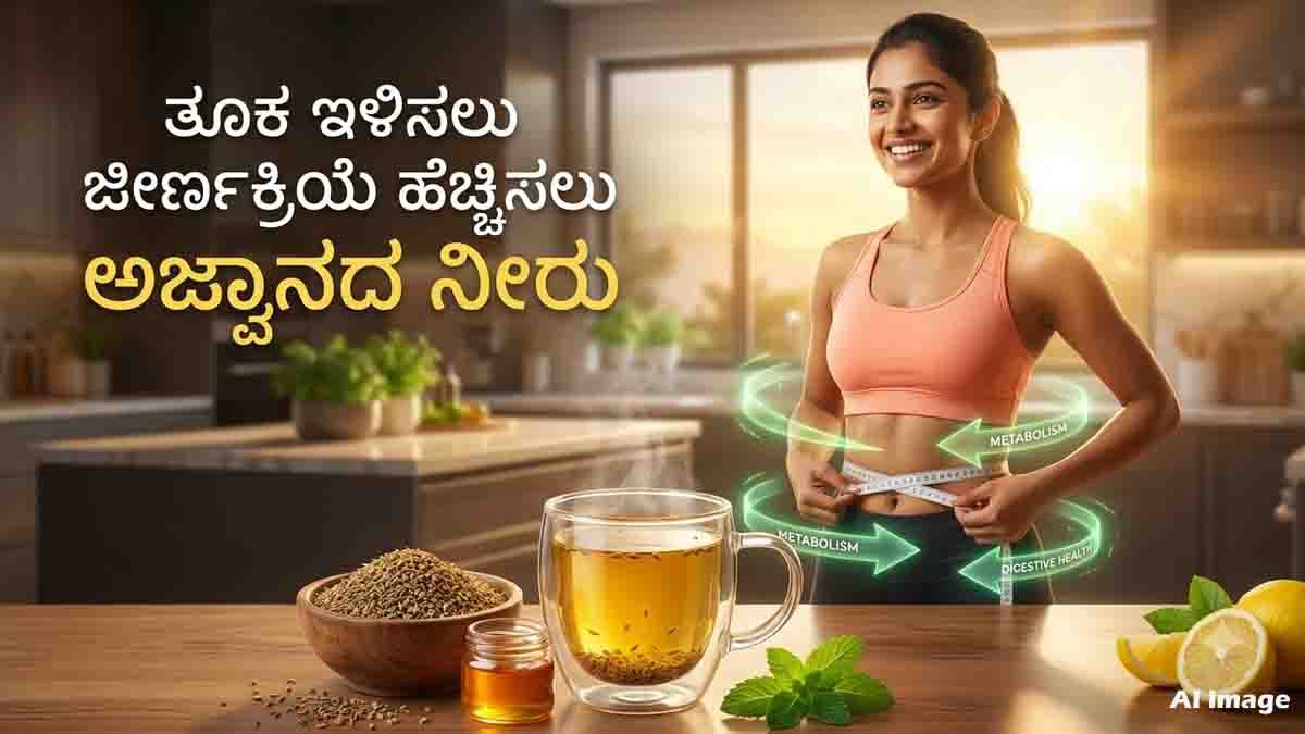 Health Tips : ಹೊಟ್ಟೆ ಉಬ್ಬರ, ಅಜೀರ್ಣ ಸಮಸ್ಯೆಗೆ ಇಲ್ಲಿದೆ ರಾಮಬಾಣ: ಪ್ರತಿದಿನ ಬೆಳಗ್ಗೆ 'ಈ' ನೀರನ್ನು ಕುಡಿದರೆ ಆಗುವ ಚಮತ್ಕಾರಗಳೇನು ಗೊತ್ತಾ? 2 Health Tips - Warm Ajwain Water for Digestion, Gas Relief, Bloating, and Healthy Weight Management