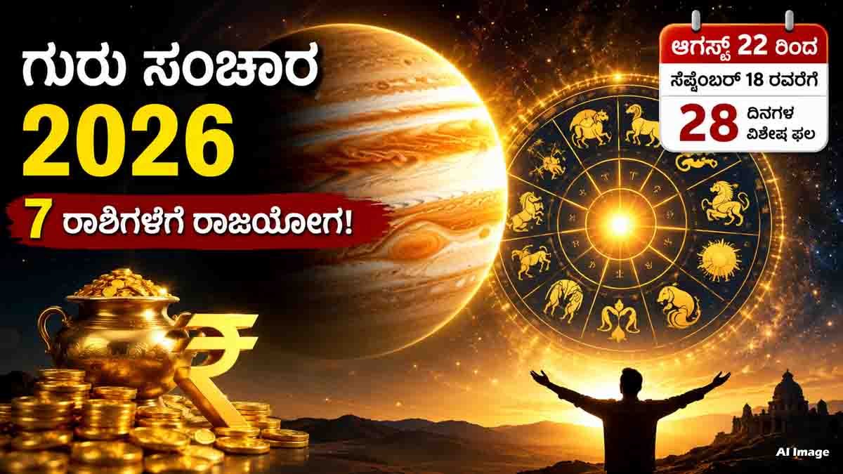Jupiter Transit 2026 brings Rajyoga, wealth and career opportunities for 7 zodiac signs