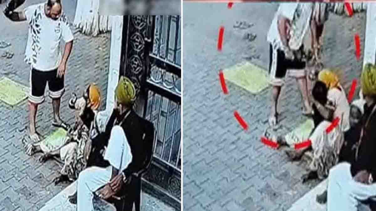 Kapurthala Viral Video: Man Allegedly Beats Mother With Slipper After Child Touches Motorcycle