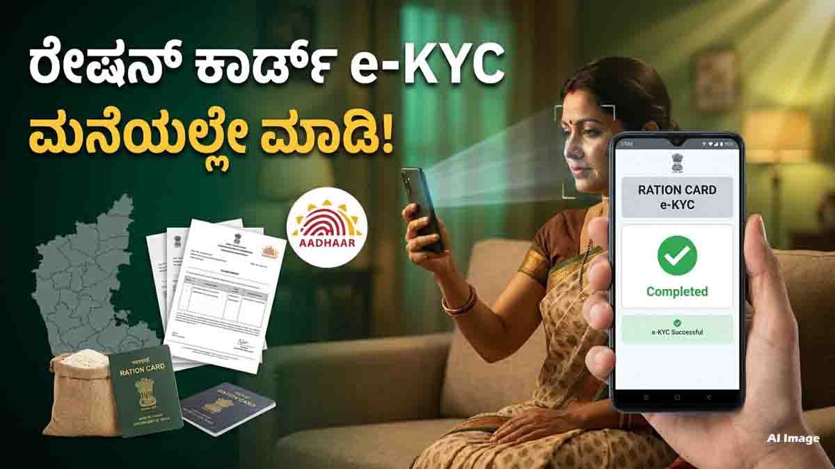 Karnataka ration card e-KYC using Mera eKYC and AadhaarFaceRD